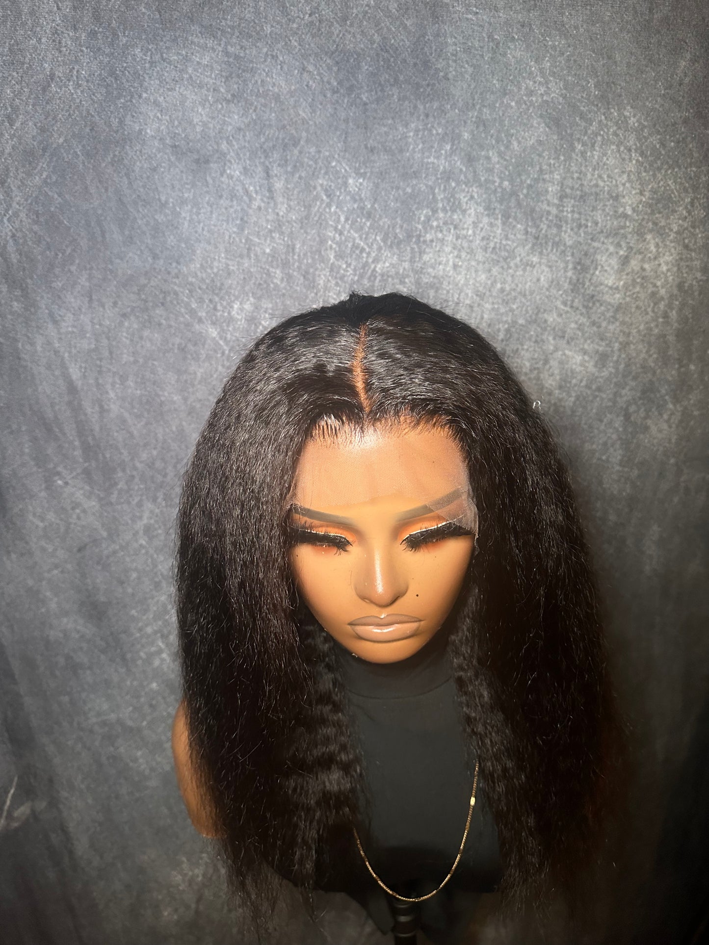 Kinky Straight 5x5 Custom Raw Glueless Wig